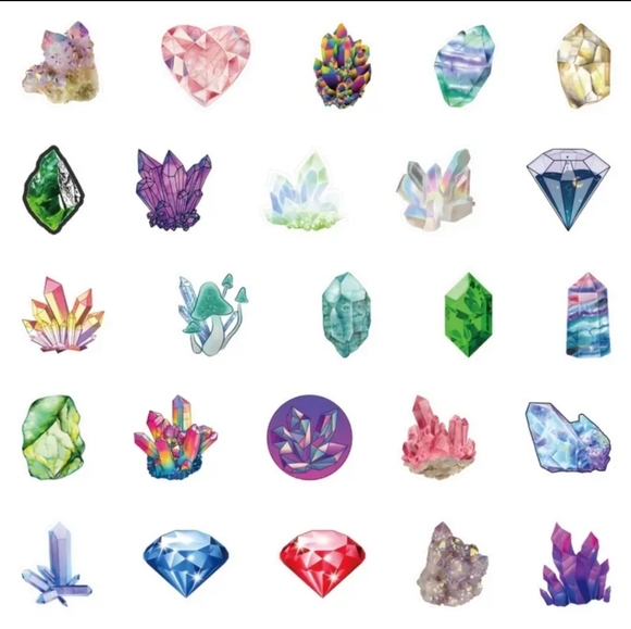 Crystal Stickers - Assorted 50 Pack - Picture 8 of 11